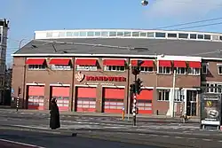 Brandweerkazerne Hendrik op de hoek Rozengracht / Marnixstraat in Amsterdam.