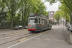 Een bolkop (2G) in originele zesassige uitvoering.