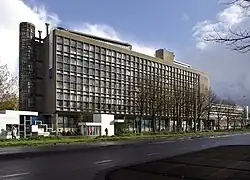 De achtergevel aan de Wibautstraat (2009)