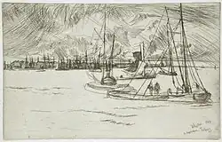 Amsterdam from the Tolhuis, 1863