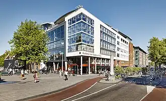 Locatie van de Amsterdamse Hogeschool voor de Kunsten aan de Jodenbreestraat