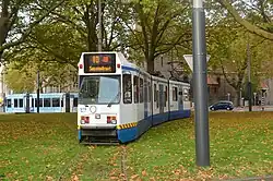 GVB 919 op de Amstelveenseweg (Haarlemmermeercircuit).