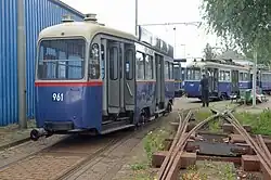 GVB 961 bij de Remise Karperweg.