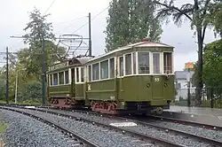 NBM 55 + 20 bij de Parklaan (wisselplaats) te Amstelveen.