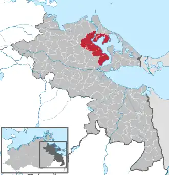 Kaart van Am Peenestrom