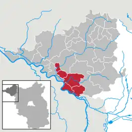 Kaart van Bad Wilsnack/Weisen