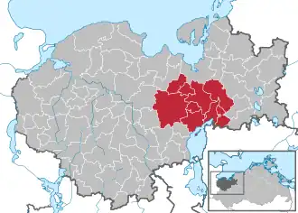 Kaart van Dorf Mecklenburg-Bad Kleinen