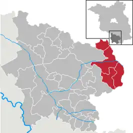 Kaart van Kleine Elster (Niederlausitz)
