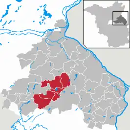 Kaart van Märkische Schweiz