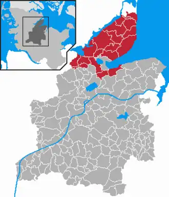 Kaart van Schlei-Ostsee