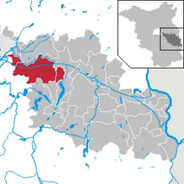 Kaart van Spreenhagen