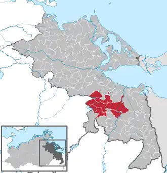 Kaart van Torgelow-Ferdinandshof