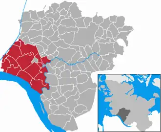 Kaart van Wilstermarsch