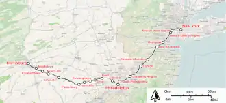 Keystone Service op de kaart