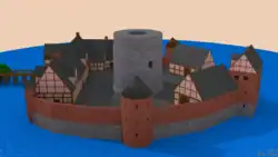 Reconstructie Amtshaus Vechta, 1689