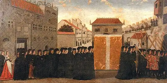 Begrafenis van Filips de Schone in Burgos