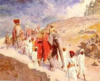 A Maratha Hunting Party (1887)