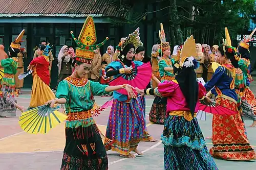 Volksdansen in Zuid-Sulawesi
