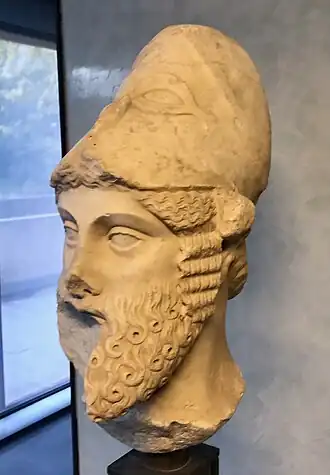 Anaxilas, tiran van Regium en Messina, en dus heerser over de Straat van Messina