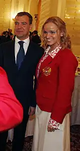 Anastasia Jermakova met Dmitri Medvedev