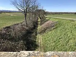 Tracé bij Le Carlaret.