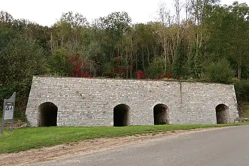 Oude kalkovens van Ponciat in Haltinne