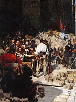 La Barricade, 1911, Musée de l'Histoire de France, Kasteel van Versailles