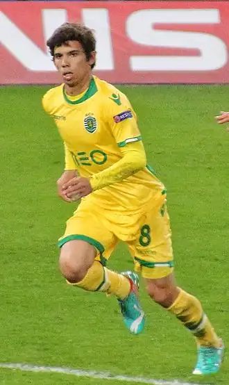 Martins spelend voor Sporting Portugal in 2014 tijdens een wedstrijd tegen Chelsea FC