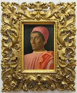 Het schilderij in zijn lijst