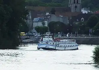 De Seine met uitzicht op Andrésy