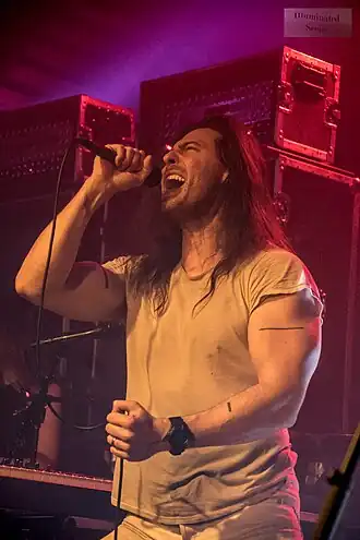 Andrew W.K. in 2018, live
