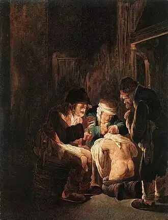 Luizen vangen bij kaarslicht (ca. 1630), Andries Both Szépművészeti Múzeum