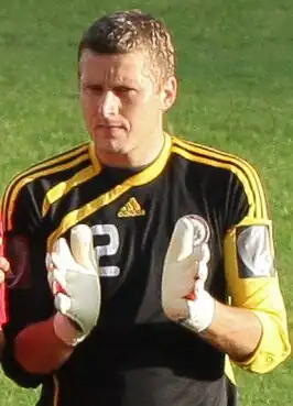 Vaņins namens het Lets voetbalelftal in 2011