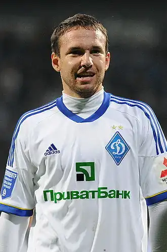 Bohdanov in 2012 als speler van Dynamo Kiev