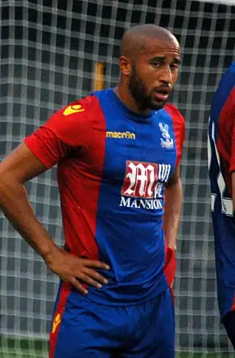 Townsend in 2016 namens Crystal Palace