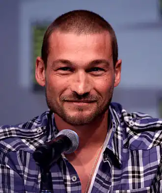 Andy Whitfield in juli 2010