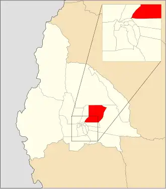 Kaart van departement