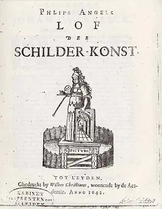 Voorpagina van Lof der Schilder-Konst