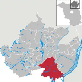 Kaart van Angermünde