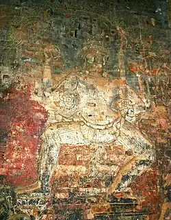 Reliëf met Vishnu als Vamana