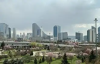 Uitzicht op Ankara