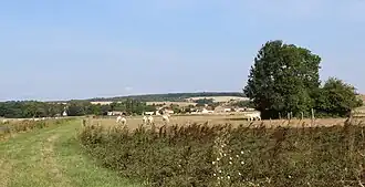 panorama van het dorp