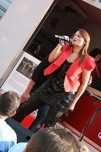 AnnaGrace tijdens een optreden in Hasselt (2009)