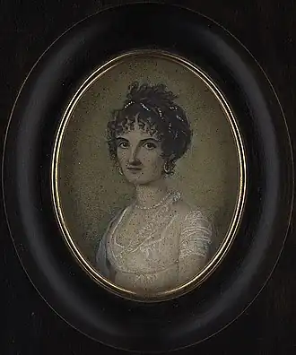 Anna Barbara Zellweger in 1804 (Kantonnale bibliotheek Appenzell Ausserrhoden, Trogen).