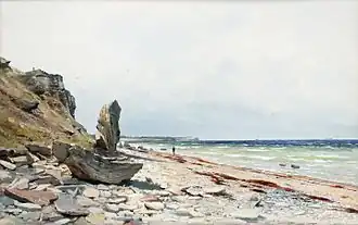 Högklint Cliff ( Gotland, 1891)