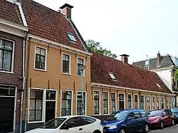 Gebouw van het gasthuis aan de Nieuwe Kijk in 't Jatstraat