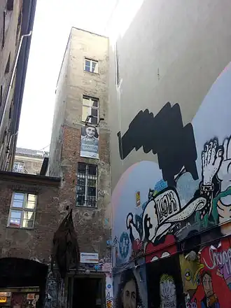 Anne Frank Zentrum naast het Hackesche Höfe