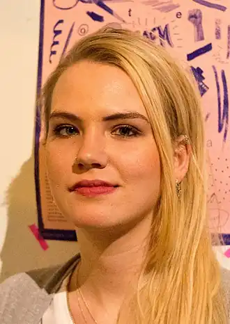 Dekker bij het 100 jaar Kiesrecht Festival, 2017.