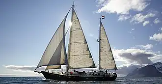 Anne-Margaretha onder zeil, Spitsbergen