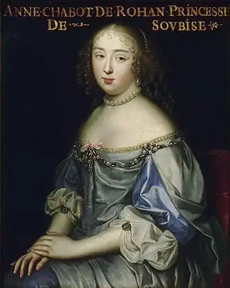 Anne de Rohan-Chabot, anoniem